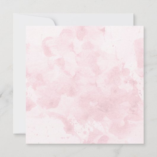 Palm Trees Beach Wedding Invitations Kaart (Achterkant)