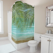 Palm Trees beuken Tropisch Shower Curtain Douchegordijn (In situ)