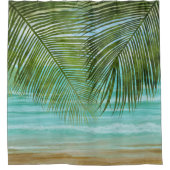 Palm Trees beuken Tropisch Shower Curtain Douchegordijn (Voorkant)