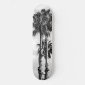 Palm Trees Black White #1 #wall #art Persoonlijk Skateboard (Voorkant)