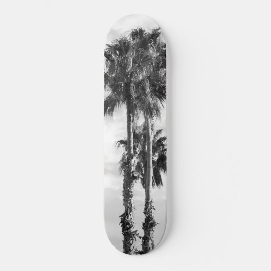 Palm Trees Black White #1 #wall #art Persoonlijk Skateboard (Voorkant)