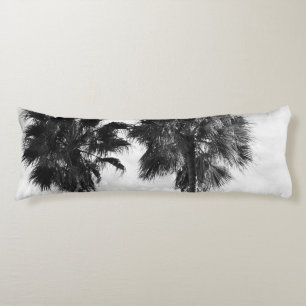 Palm Trees Black White #2 #wall #art Lichaamskussen