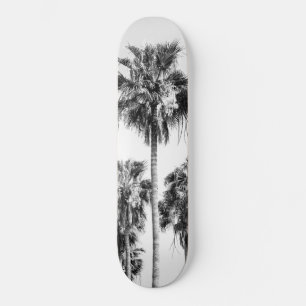 Palm Trees Black & White Vibes #8 #wall #decor  Persoonlijk Skateboard