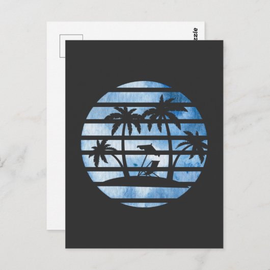 PALM TREES BRIEFKAART (Voorkant / Achterkant)