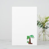 Palm Trees Briefpapier (Staand voorkant)