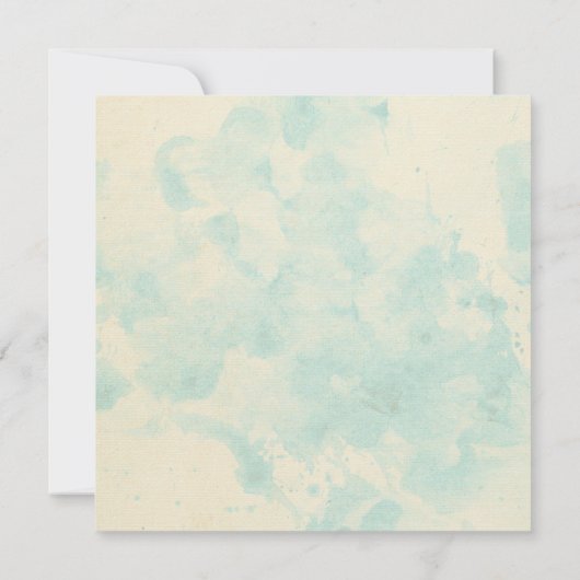 Palm Trees Burlap Wedding Invitations Kaart (Achterkant)