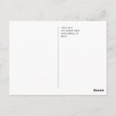 Palm Trees Californië Bruiloft Save the Date Briefkaart (Achterkant)