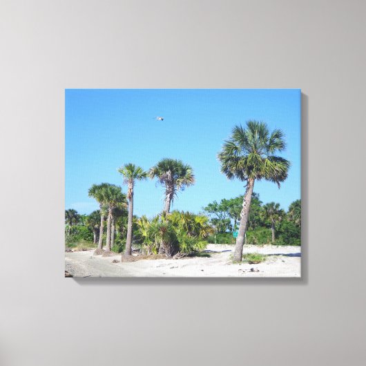 Palm Trees canvas print (Voorkant)