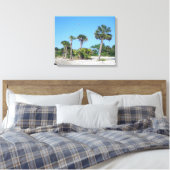 Palm Trees canvas print (Insitu (Slaapkamer))