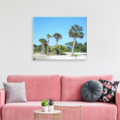 Palm Trees canvas print (Insitu (Woonkamer))