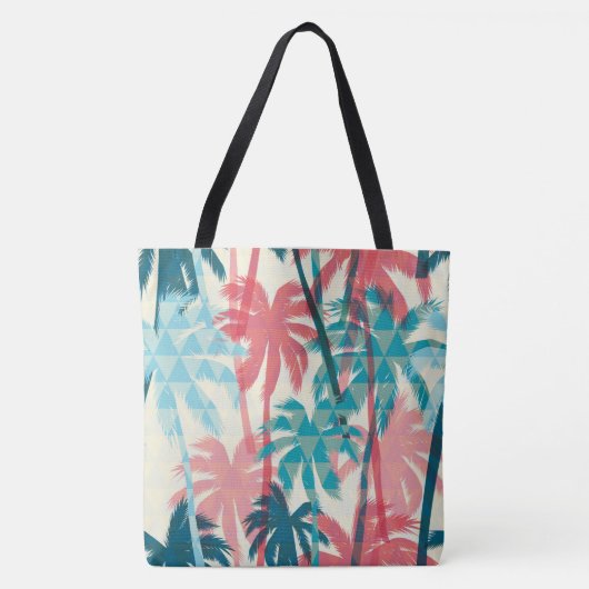 Palm Trees Canvas tas (Voorkant)