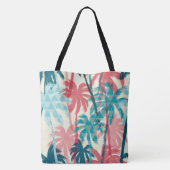 Palm Trees Canvas tas (Achterkant)