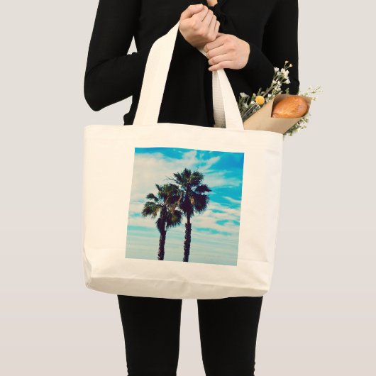 Palm Trees Canvas tas (Voorkant (product))
