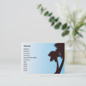 Palm Trees - Chubby Visitekaartje (Staand voorkant)