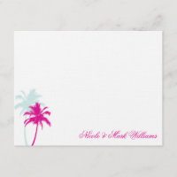 Palm Trees Custom Flat Dank u Kaarten