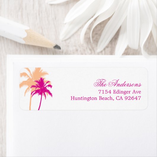 Palm Trees Destination Wedding Etiket (Insitu)