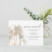 Palm Trees die Thuisverandering van Adres bewegen Aankondiging (Staand voorkant)