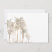 Palm Trees die Thuisverandering van Adres bewegen Aankondiging (Achterkant)