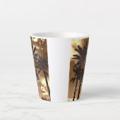 Palm Trees Drama Latte Mok (Voorkant)