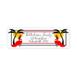 Palm Trees en Dancer Etiket