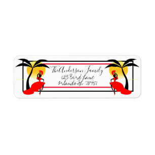 Palm Trees en Dancer Etiket