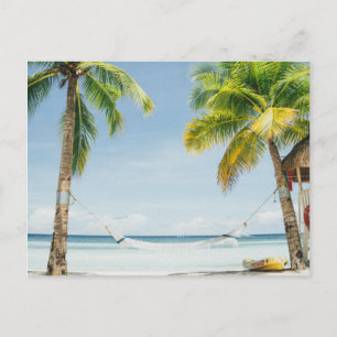 Palm Trees en Hammock Briefkaart