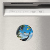 Palm Trees en Hammock Magneet (Insitu (Vaatwasser))