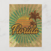  Palm Trees en Sun, Florida Briefkaart (Voorkant)