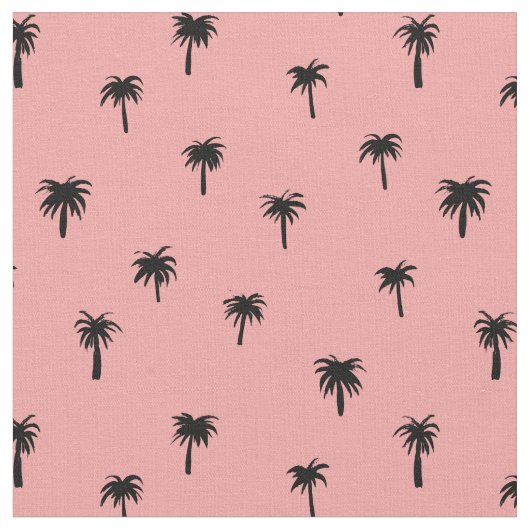 Palm Trees Fabric Stof (Close Up)