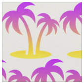 Palm Trees Fabric Stof (Close Up)