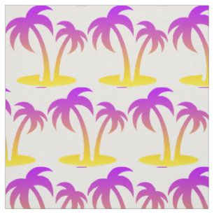 Palm Trees Fabric Stof