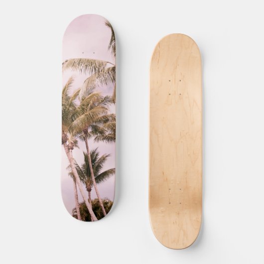 Palm Trees Finesse #1 #tropical Persoonlijk Skateboard (Voorkant)