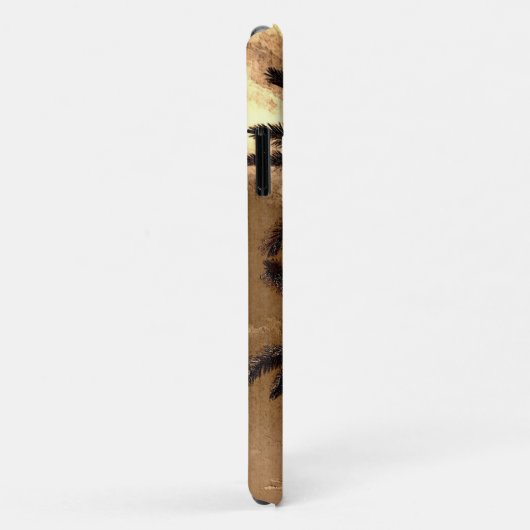 Palm Trees High Sepia Case-Mate iPhone Case (Achterkant/rechts)