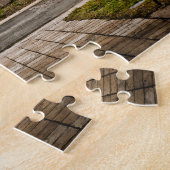 Palm Trees Historic Frederiksted US Maagdeneilande Legpuzzel (Zijkant)