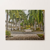 Palm Trees Historic Frederiksted US Maagdeneilande Legpuzzel (Horizontaal)