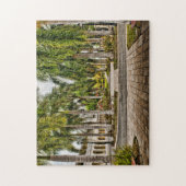 Palm Trees Historic Frederiksted US Maagdeneilande Legpuzzel (Verticaal)