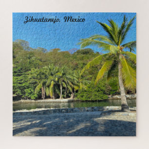 Palm Trees in Zihuatanejo, Mexico Legpuzzel