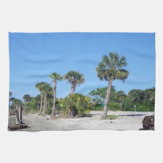 Palm Trees keukenhanddoek (Horizontaal)
