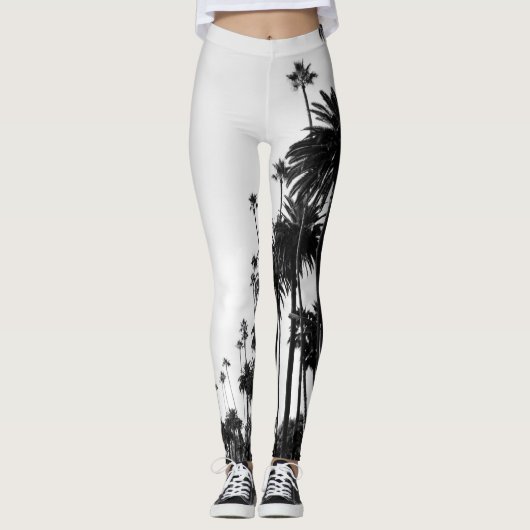 Palm Trees LA Leggings (Voorkant)