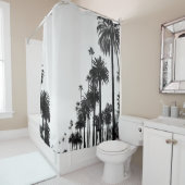 Palm Trees LA Shower Curtain Douchegordijn (In situ)