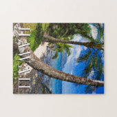 Palm Trees langs Hideaways Beach Legpuzzel (Horizontaal)