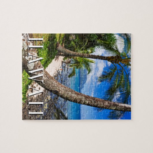 Palm Trees langs Hideaways Beach Legpuzzel (Horizontaal)