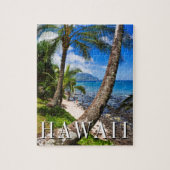 Palm Trees langs Hideaways Beach Legpuzzel (Verticaal)