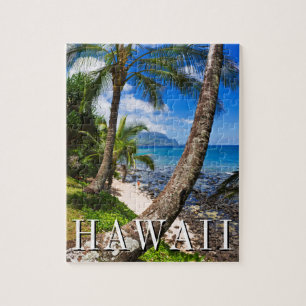 Palm Trees langs Hideaways Beach Legpuzzel