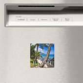 Palm Trees langs Hideaways Beach Magneet (Insitu (Vaatwasser))