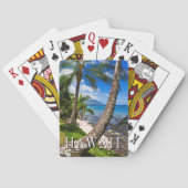 Palm Trees langs Hideaways Beach Pokerkaarten (Achterkant)