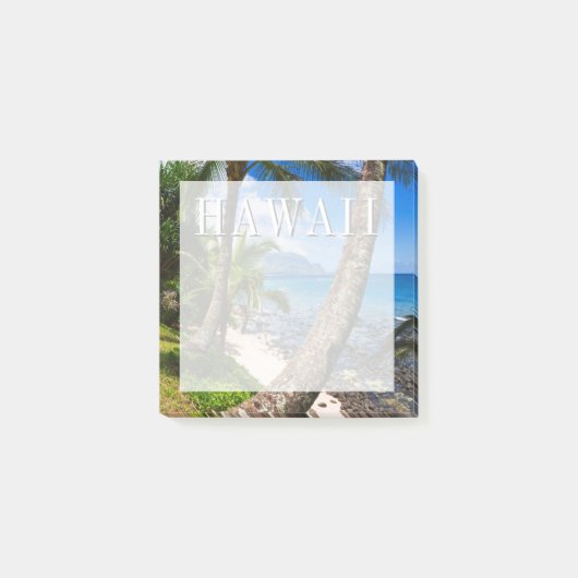 Palm Trees langs Hideaways Beach Post-it® Notes (Voorkant)