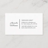 Palm Trees Logo Island Lifestyle Visitekaartje (Achterkant)