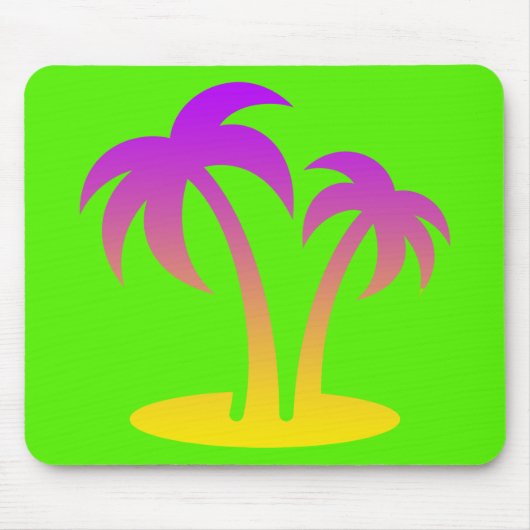 Palm Trees Mousepad Muismat (Voorkant)
