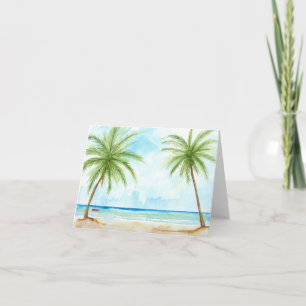 Palm Trees Note Card Kaart